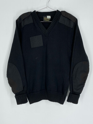 Citadel Black Patch Sweater Size S
