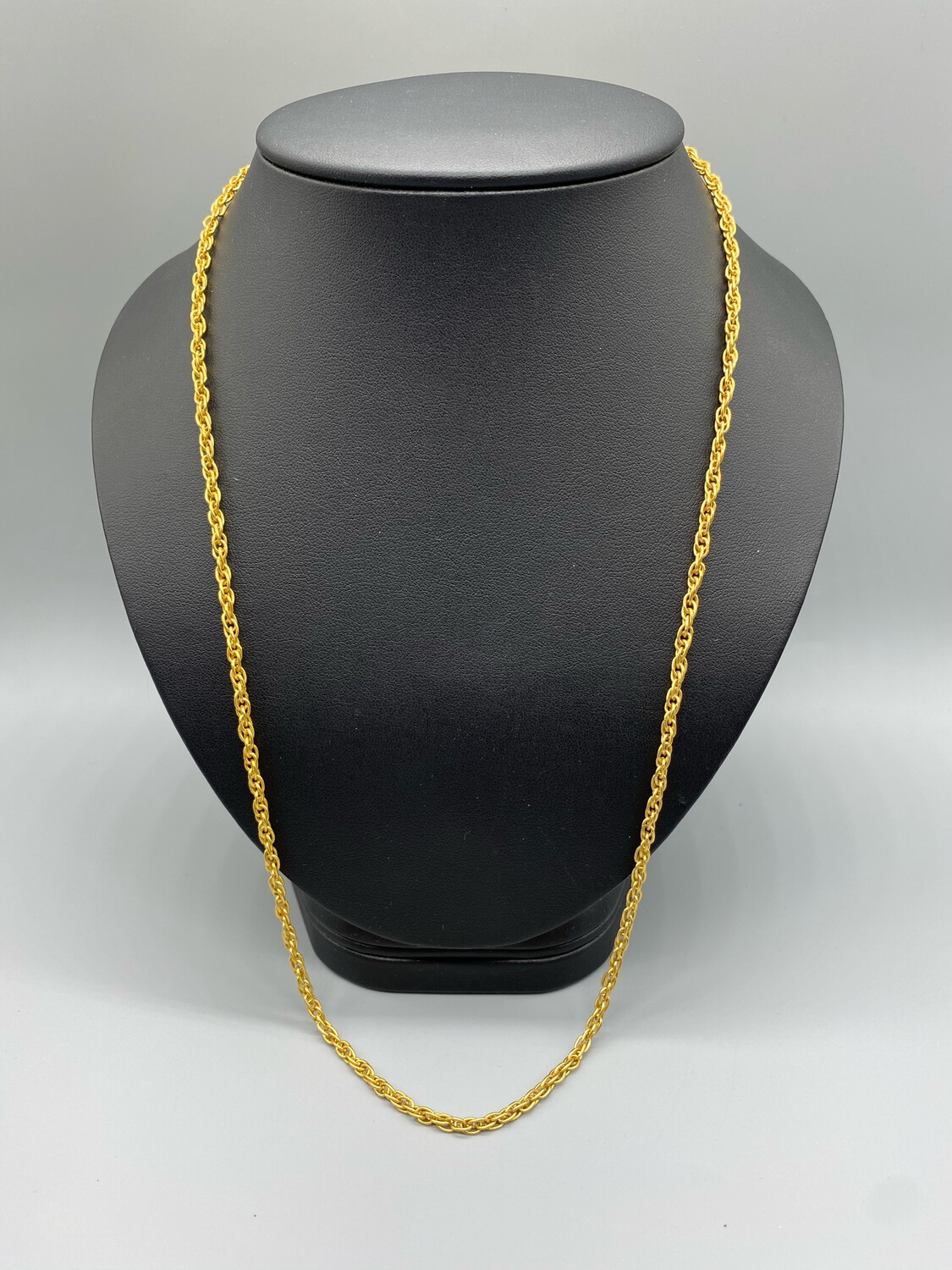 Vintage Gold Long Strand Necklace