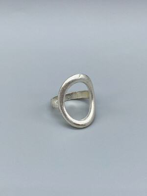 Silver Circle Ring Size 8.5