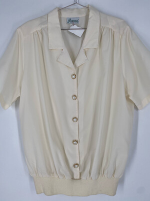 Joanna Vintage Button Up Pull Over Size XL