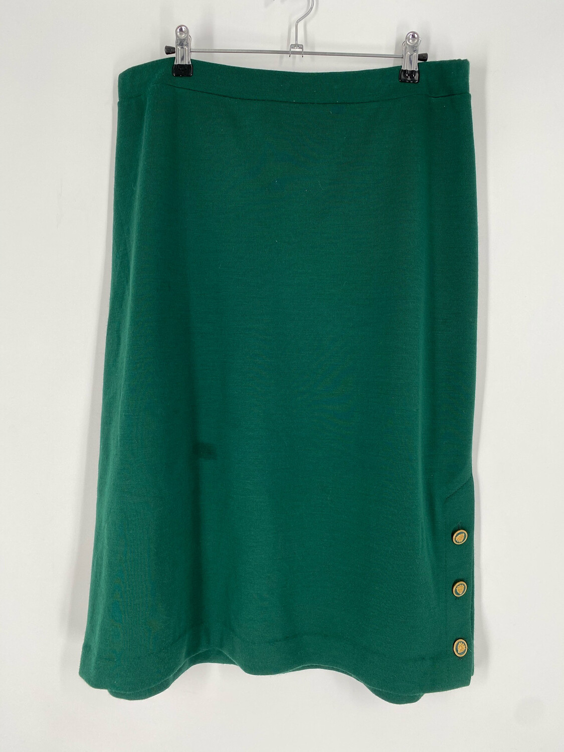 Cape Cod Match Mates Green Vintage Skirt Size 18