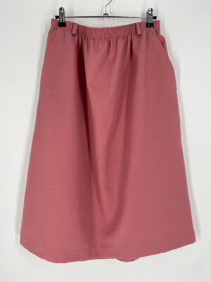 Classic Collection Vintage Pink Elastic Waist Skirt Size 18