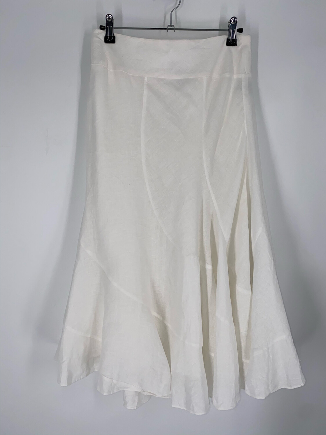 Ralph Lauren White Linen Midi 30”W Ralph Lauren White Linen Midi 30”W