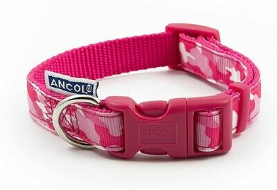 Ancol Nylon Adjustable Collars w/ Buckle (Asst Patterns)