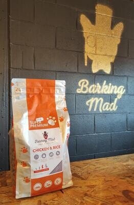Barking Mad Food Adult Dog Super Premium - Chicken & Rice 2kg, 6kg & 12kg