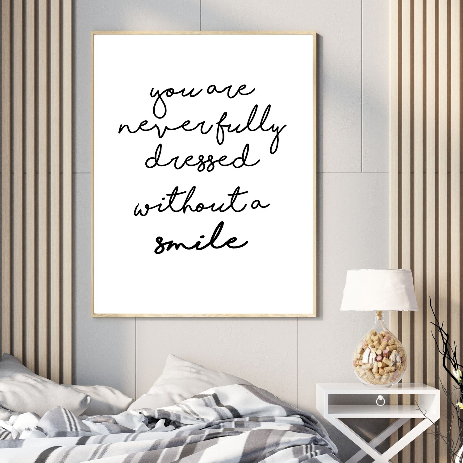 Quote Wall Art on Paper, Canvas, Frame unframed