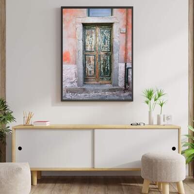 Wall Decor with Photo Frame / Unframed / on Paper Canvas, Door Wall Art, wall art image