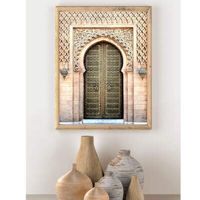 Wall Decor with Photo Frame / Unframed / on Paper Canvas, Canvas, Frame unframed, Door Wall Art & rajasthan royals image