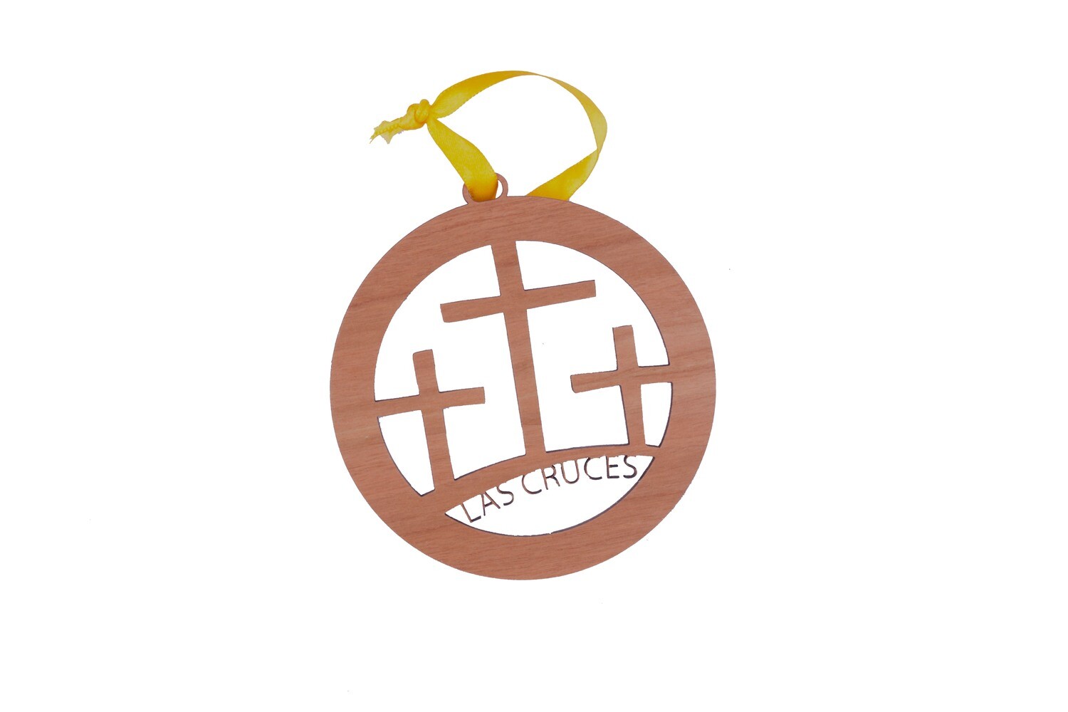 Las Cruces Cherrywood Christmas Ornament