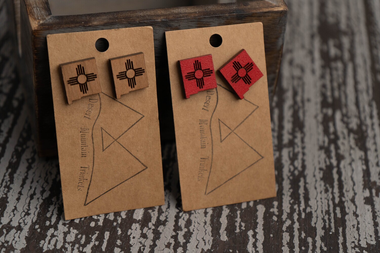 New Mexico Silhouette studded earrings