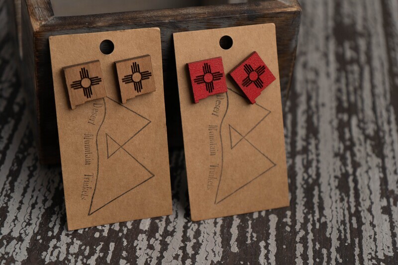 New Mexico Silhouette studded earrings