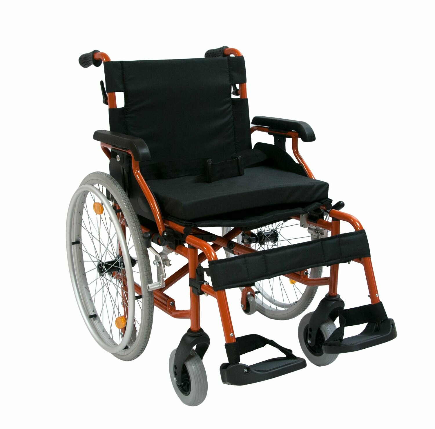 Коляска инвалидная с транзитными колёсами 514A-1