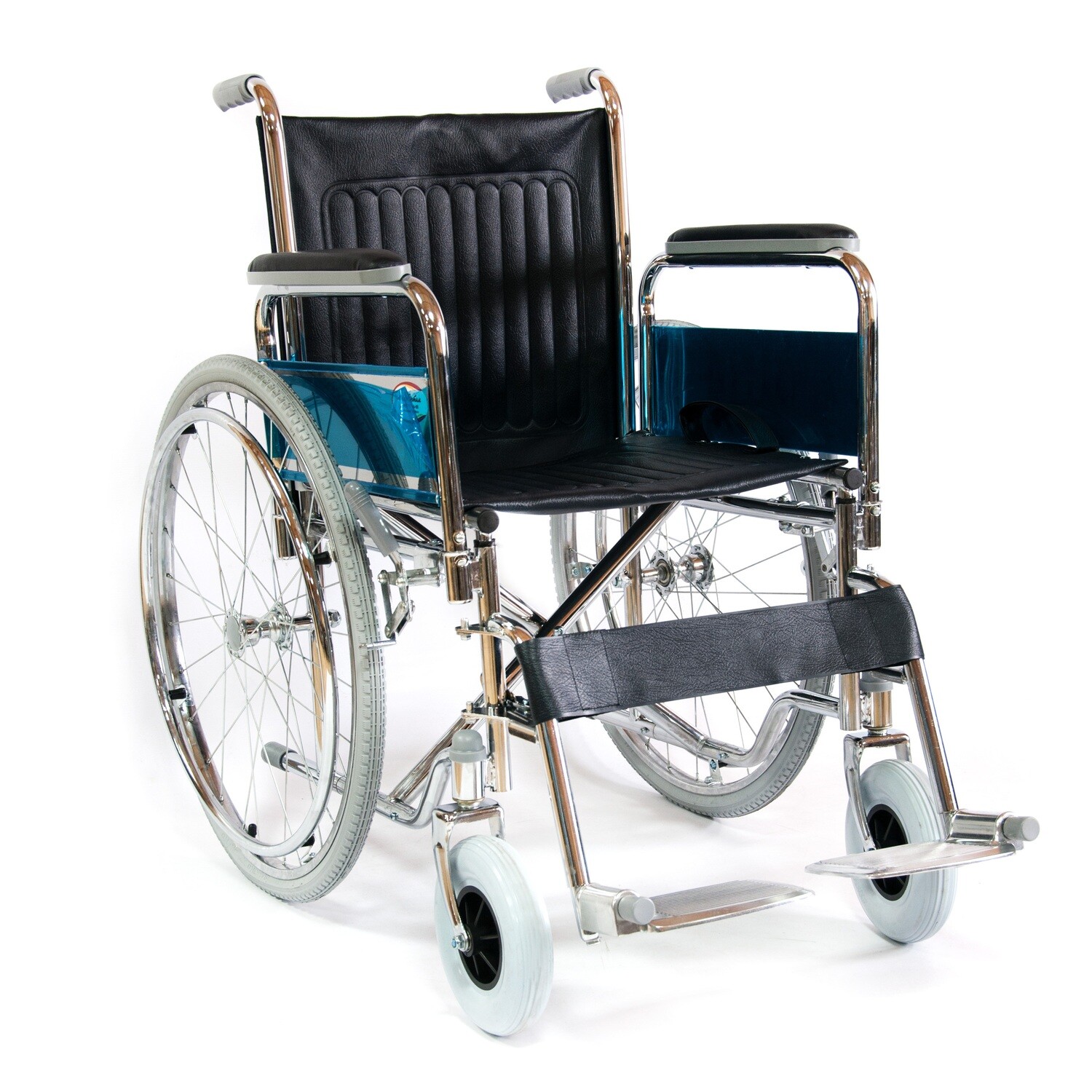 Кресло коляска инвалидная с пневматическими задними колесами FS901 Мега-Оптим