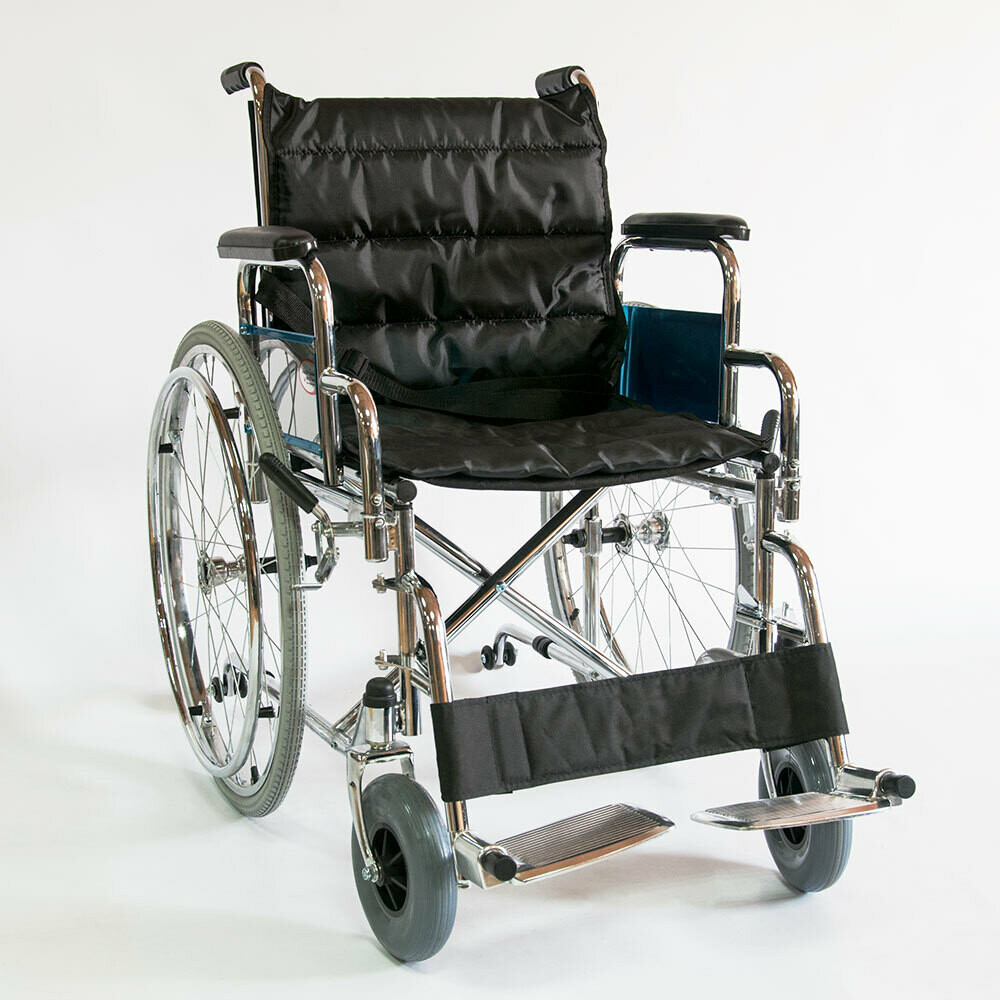 Кресло коляска инвалидная с быстросъемными пневматическими колесами FS902C Мега-Оптим