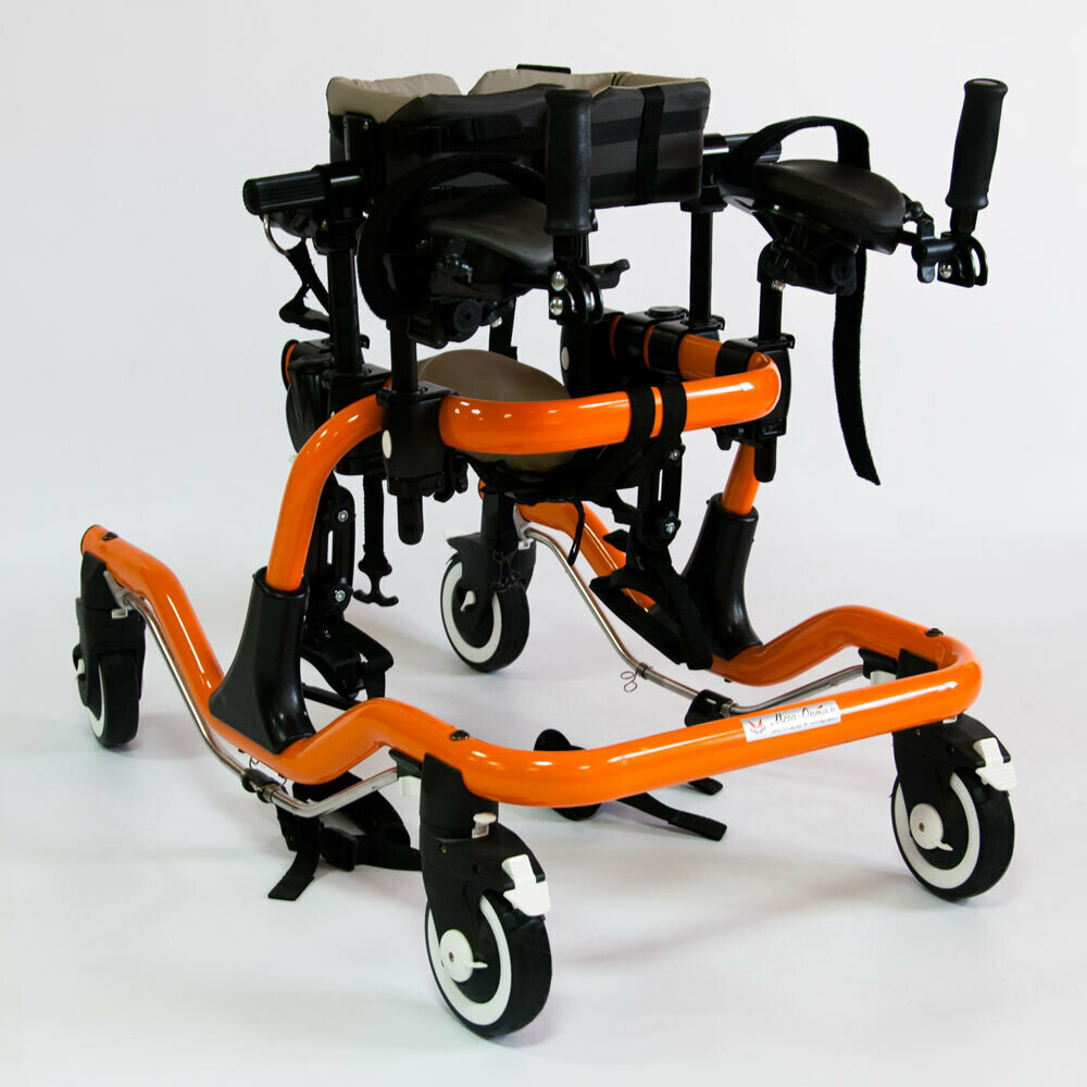 Ходунки с дополнительной фиксацией (поддержкой) тела, в том числе для больных детским церебральным параличом (ДЦП) торговой марки "Мега-Оптим" Мега-1000