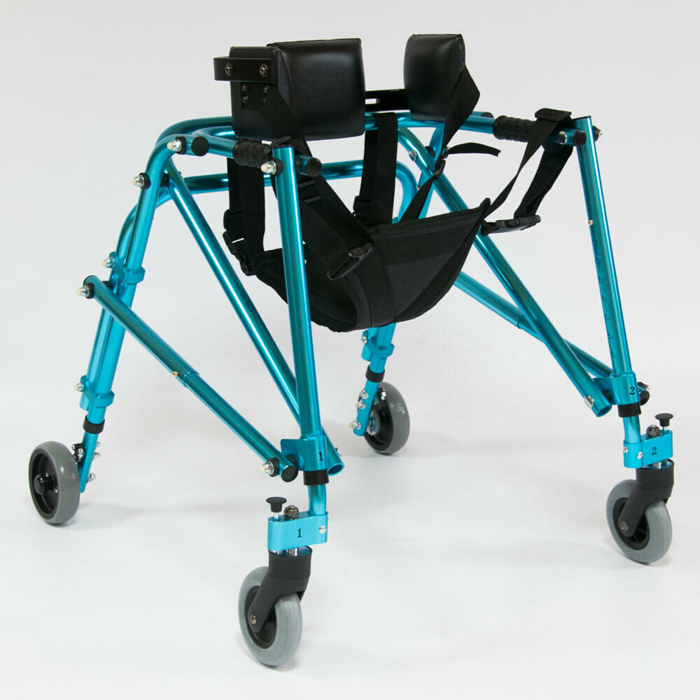Ходунки с дополнительной фиксацией (поддержкой) тела, в том числе для больных детским церебральным параличом (ДЦП) торговой марки "Мега-Оптим" Мега-920