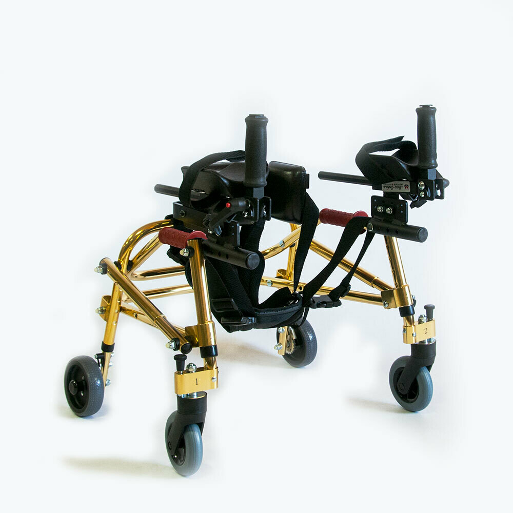 Ходунки с дополнительной фиксацией (поддержкой) тела, в том числе для больных детским церебральным параличом (ДЦП) торговой марки "Мега-Оптим" Мега-901
