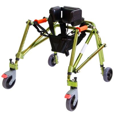 Ходунки с дополнительной фиксацией (поддержкой) тела, в том числе для больных детским церебральным параличом (ДЦП) торговой марки "Мега-Оптим" Мега-910