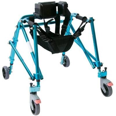Ходунки с дополнительной фиксацией (поддержкой) тела, в том числе для больных детским церебральным параличом (ДЦП) торговой марки "Мега-Оптим" Мега-920