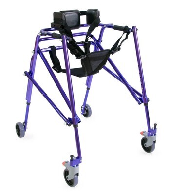 Ходунки с дополнительной фиксацией (поддержкой) тела, в том числе для больных детским церебральным параличом (ДЦП) торговой марки "Мега-Оптим" Мега-930