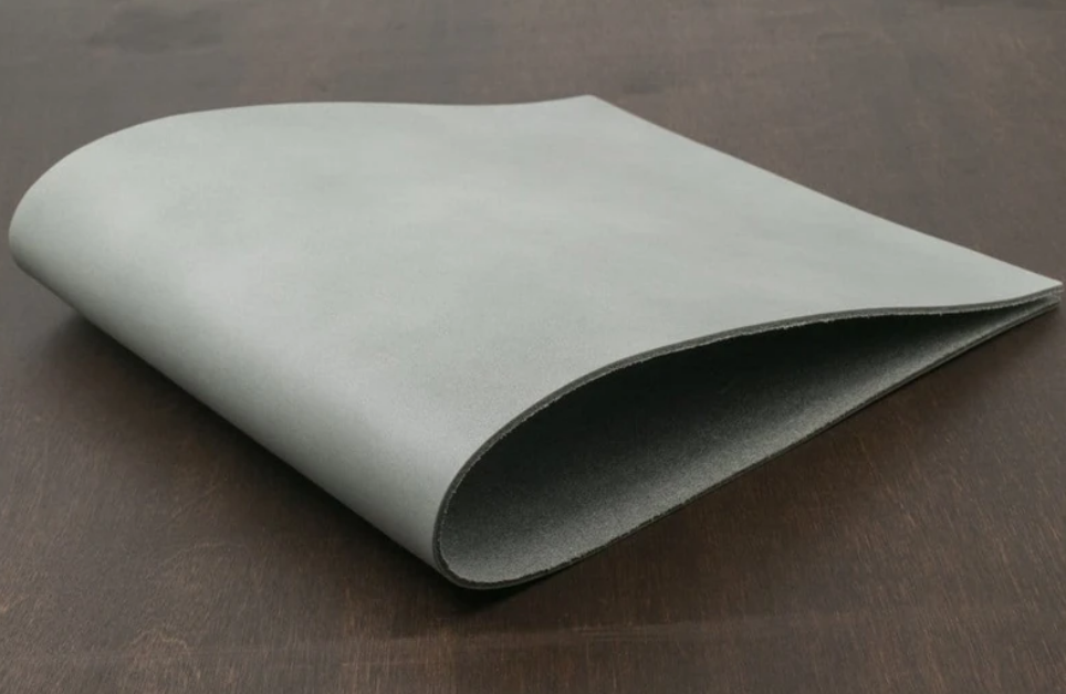 Gray Vegetable Tanned Leather Sheet
