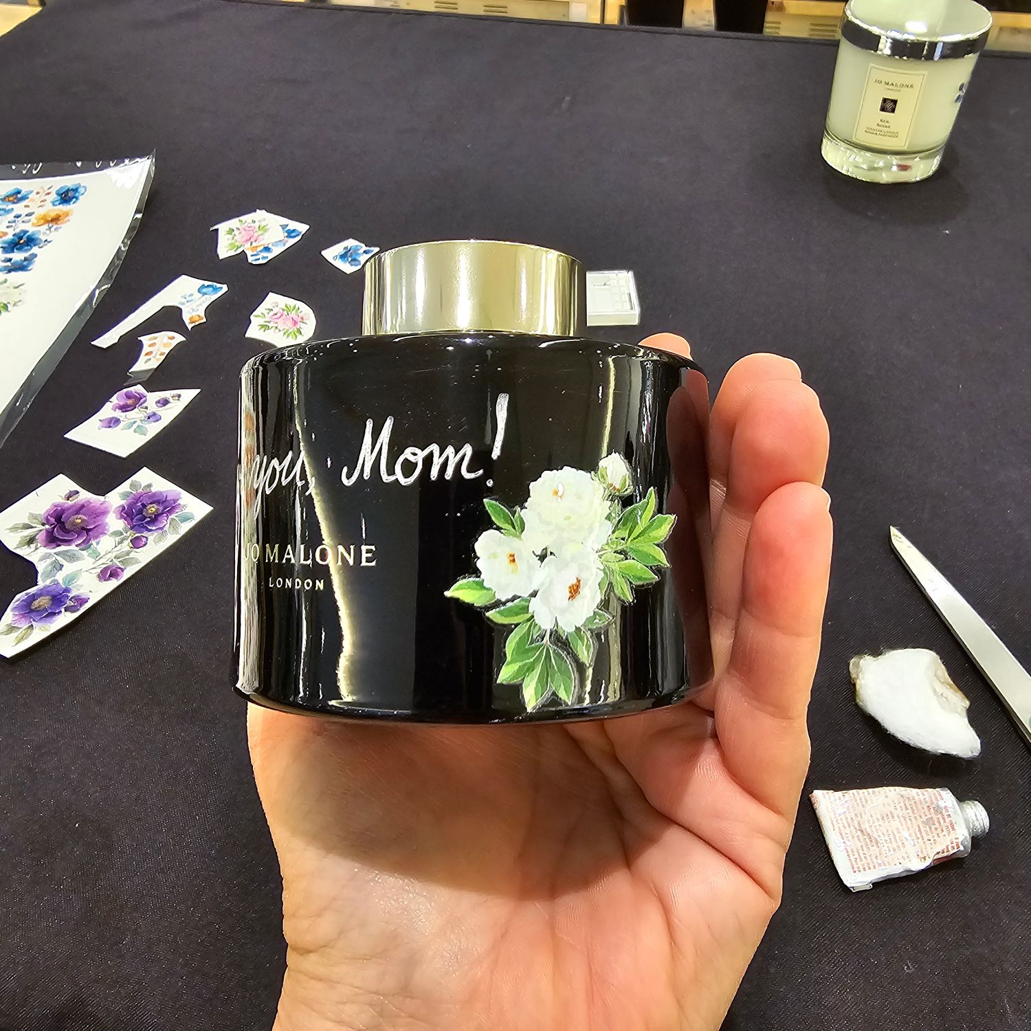 UV DTF Fragrance Engraver Pack Floral Decals