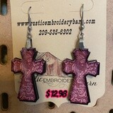 Earrings - Cross