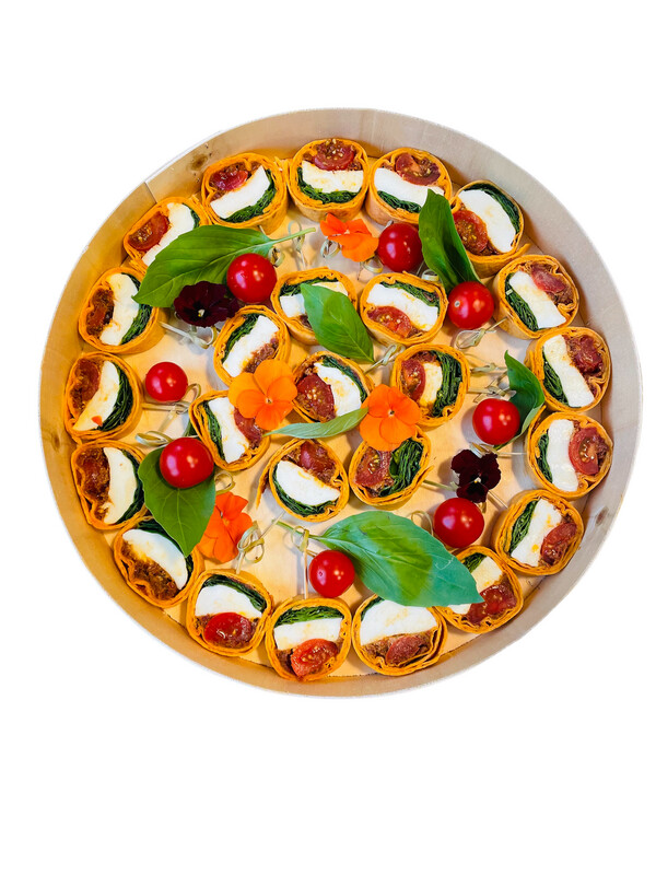 Minis wraps 24 pièces Tomate