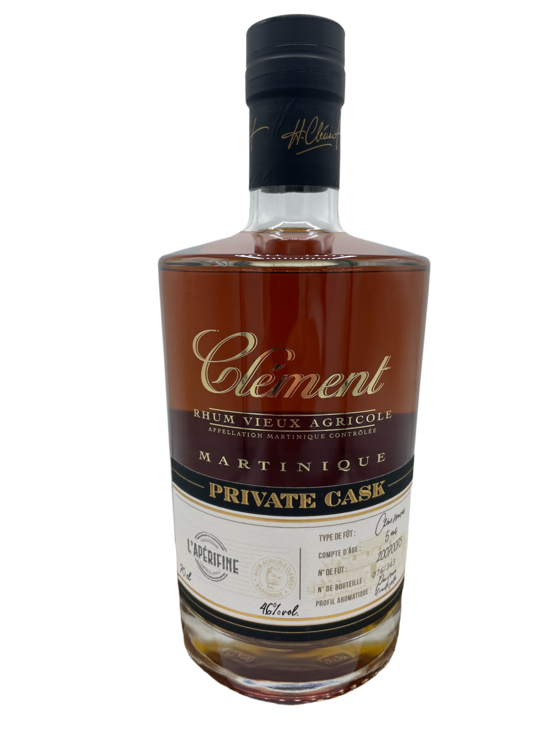 L'apérifine Rhum Clément Private cask Exclusivité