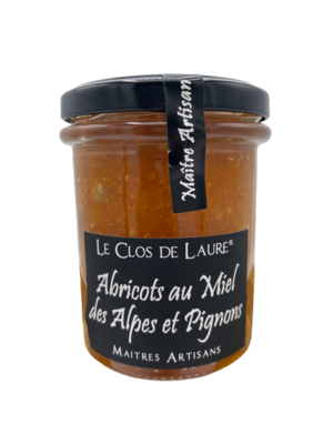 Abricots au miel des alpes et pignons 220g
