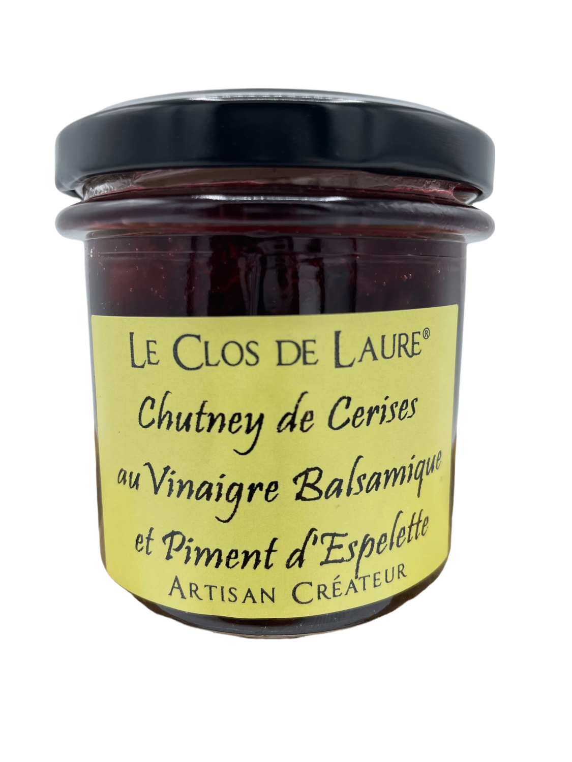Chutney de cerises au vinaigre balsamique et piment d'espelette 150g