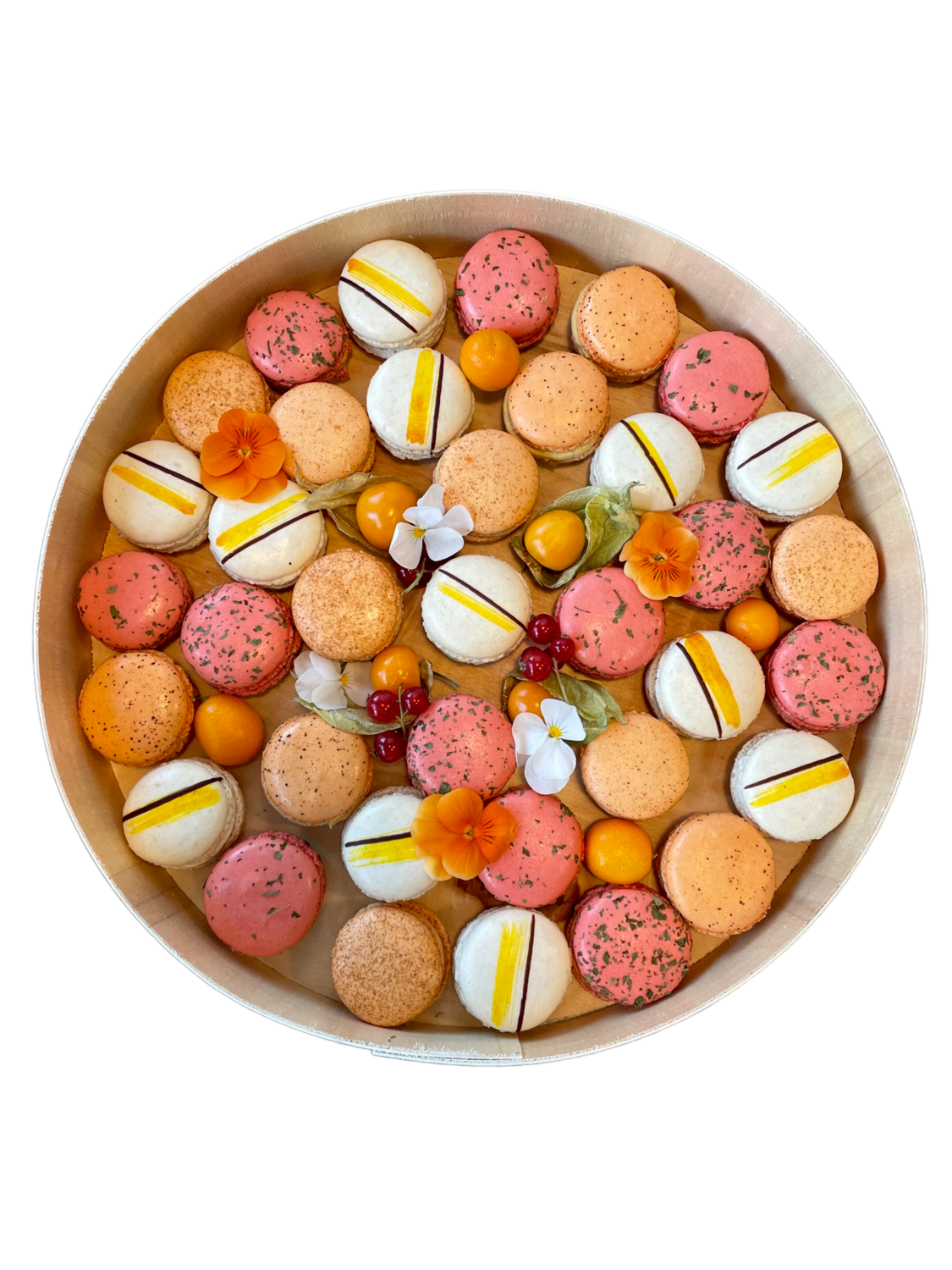 Coffret macarons du jardinier Artisanaux 36 Pièces