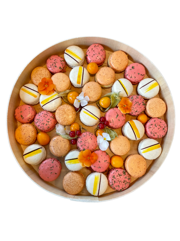 Coffret macarons du jardinier Artisanaux 36 Pièces
