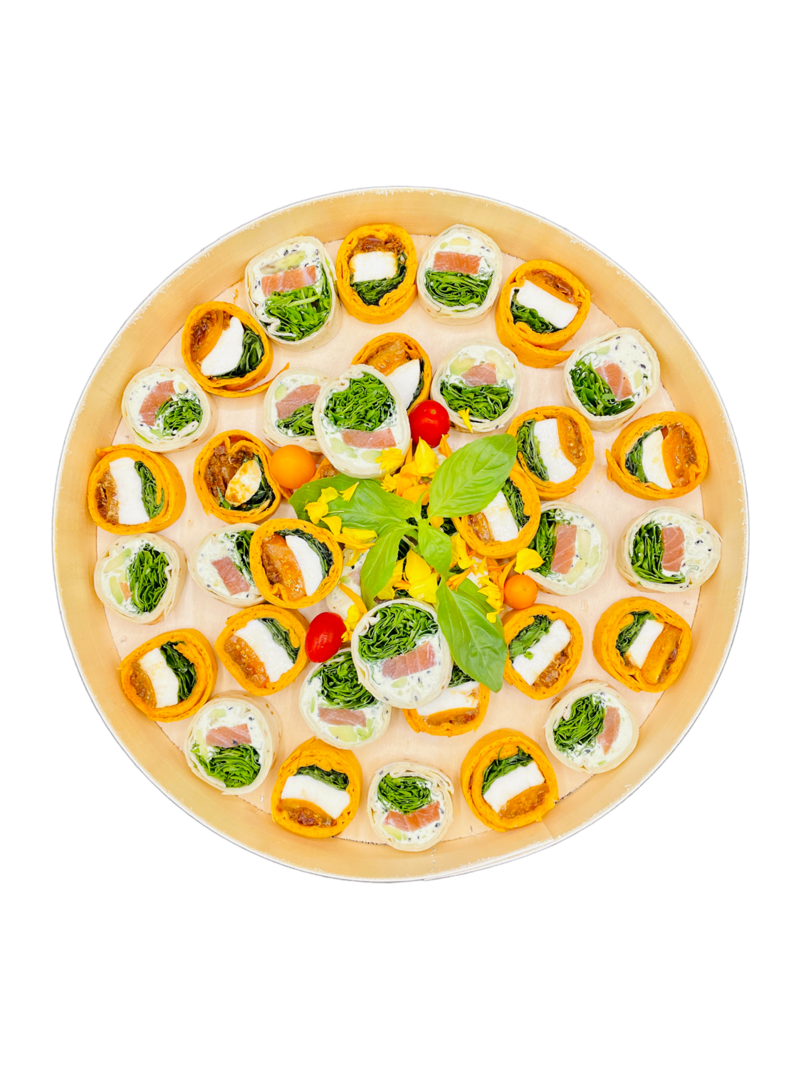 Minis wraps Tomates et Saumon 36 pièces