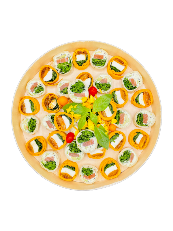 Minis wraps Tomates et Saumon 36 pièces