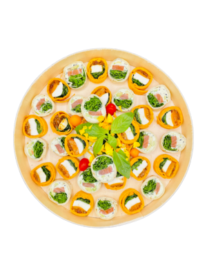 Minis wraps Tomates et Saumon 36 pièces
