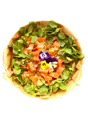 Le petit saumon façon Mojito Le petit saumon façon Mojito