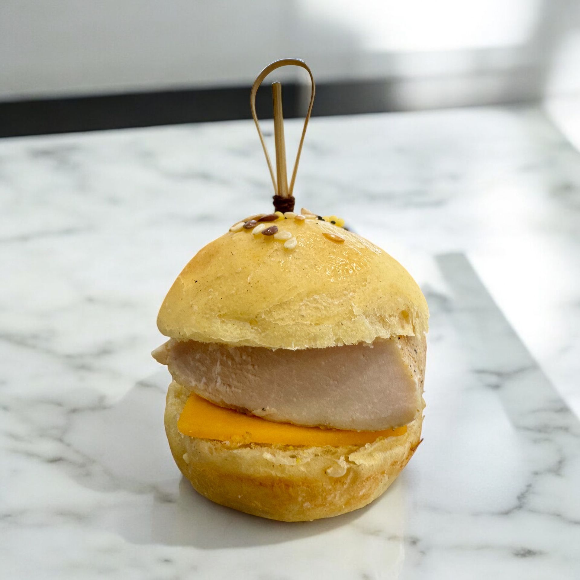 Minis burgers suprême de poulet 27 pièces