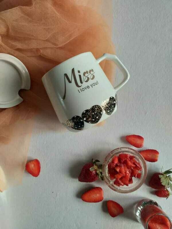 Miss &lt;3 Glass mug