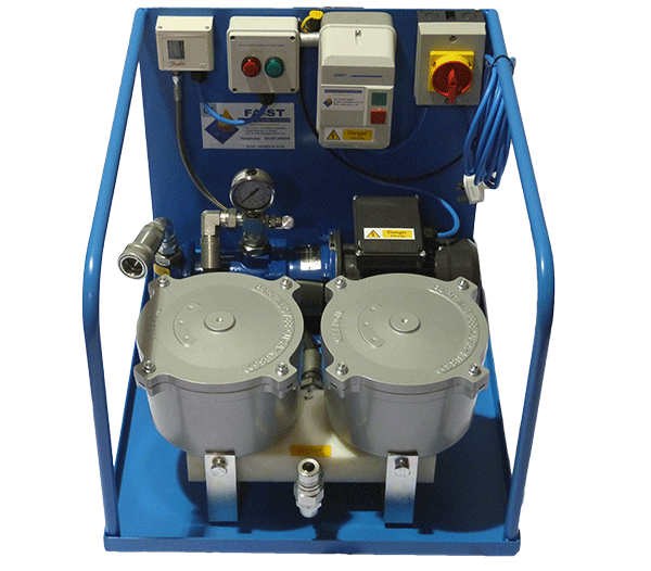 Twin Unit Diesel Filtration System - Skid Frame