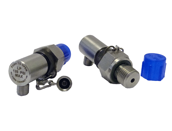 Checkfluid LP Pushbutton Valve LP4N 1/4" - 19BSPP Stainless Steel pack of 5