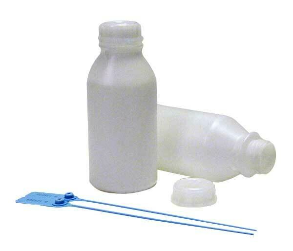 1 Litre HDPE Sample Bottle with tamper proof cap & security seal