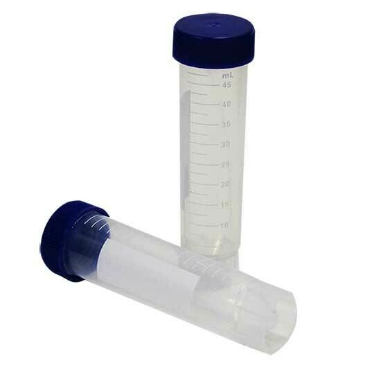 Plastic Test Tube 50ml Pack of 5