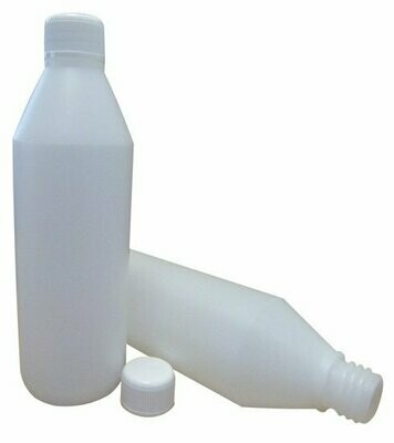 500ml HDPE Sample bottle with 28mm cap