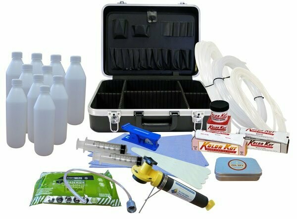 ABS Fluid Sampling Carry Case 10 x HDPE 250ml Bottles
