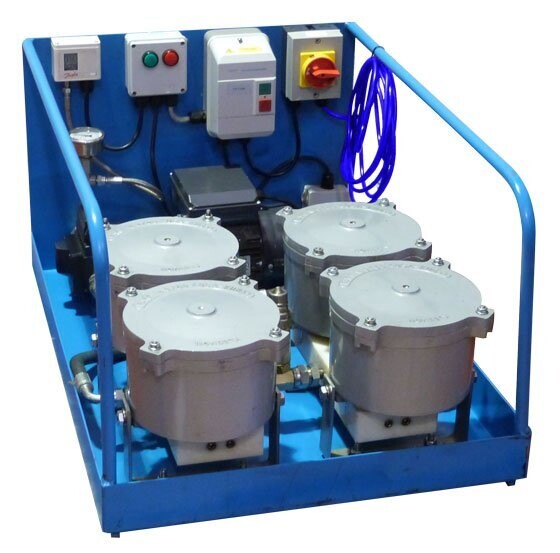 Four Housing Marine Filtration System, Motor: 240v, Magnetic Filter: No Magnetic Filter