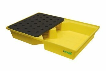 100L Recycled PE Drip Tray with Grate