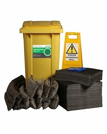 240L Maintenance Spill Response Kit | 2 Wheel PE Bin
