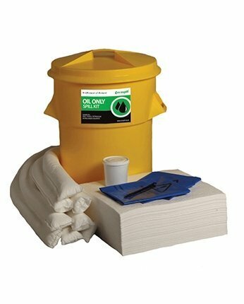 90L Oil Only Spill Response Kit | Circular PE Bin