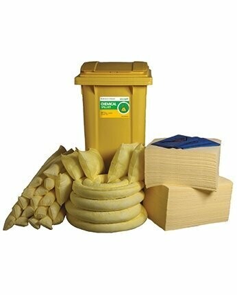 360L Chemical Spill Response Kit | 2 Wheel PE Bin